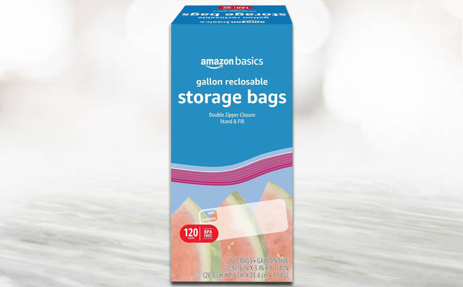 Amazon Basics Gallon Food Storage Bags