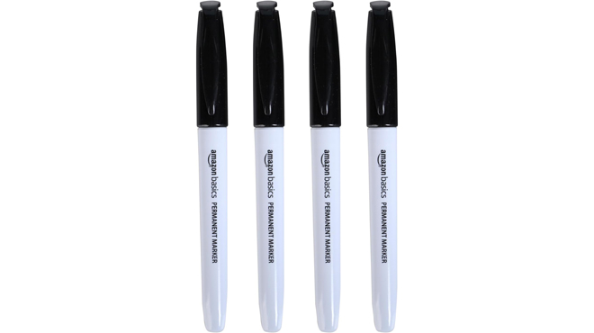 Amazon Basics Permanent Markers 4 Pack