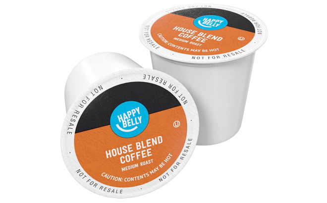 Amazon Brand Happy Belly Medium Dark Roast Coffee Pods