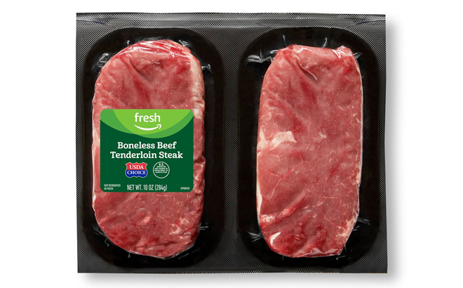 Amazon Fresh Brand Beef Tenderloin Steak