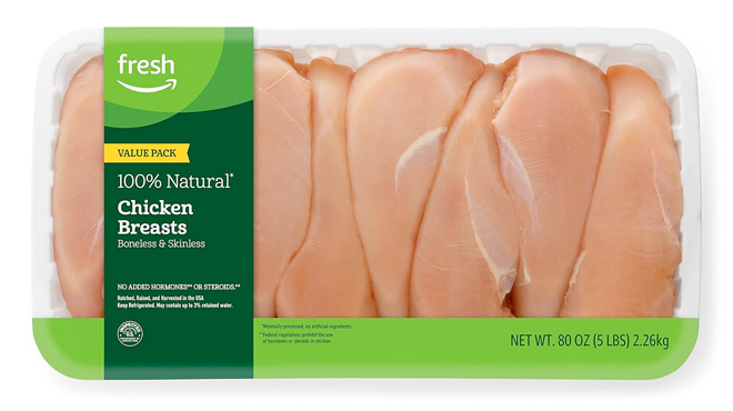 Amazon Fresh Brand Chicken Breast Fillets Value Pack