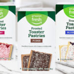 Amazon Fresh Toaster Pastries in Three Flavor on the Kitchen Counter