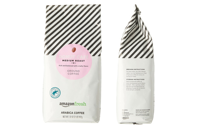 AmazonFresh Donut Cafe Ground Coffee Medium Roast