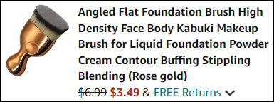 Angled Flat Foundation Brush Checkout