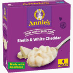 Annies White Cheddar Shells Macaroni Cheese Dinner with Organic Pasta