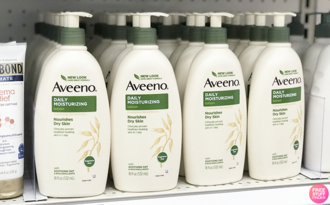 Aveeno Daily Moisturizer Body Lotion 18 ounce Bottles