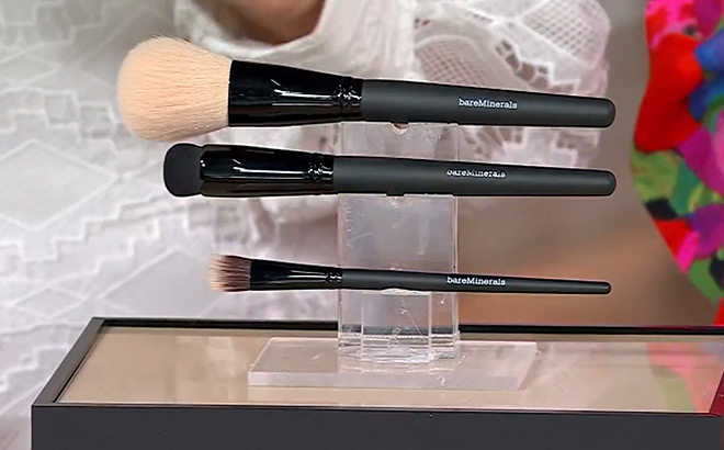 BareMinerals 3 Piece Full Face Brush Collection