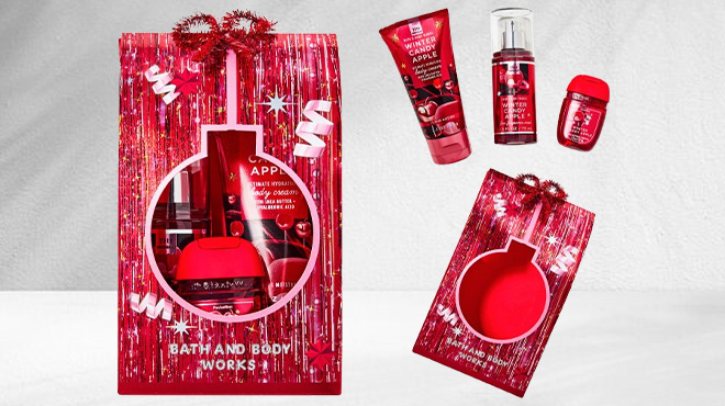 Bath & Body Works Winter Candy Apple Mini Gift Set