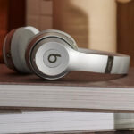 Beats Solo 3 Wireless Headphones on a Stack of Books