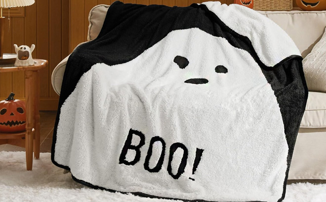 Bedsure Halloween Fleece Throw Blanket