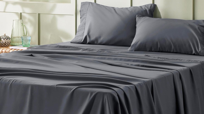 Bedsure Queen Size 4 Piece Sheet Set