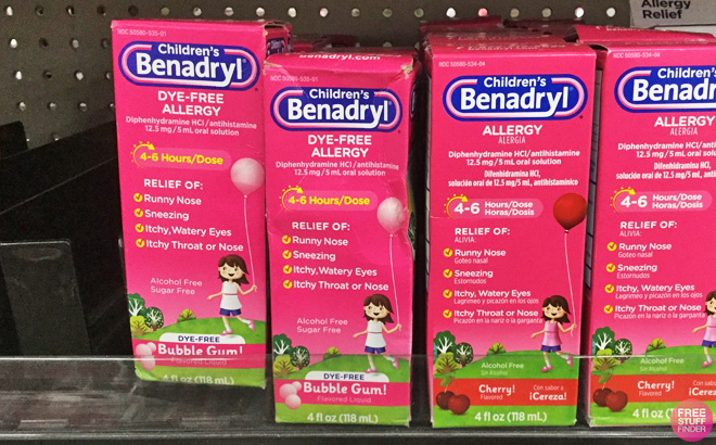 Benadryl Childrens Allergy Liquid Medication