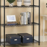 BestOffice 4 Shelf Wire Shelving Unit