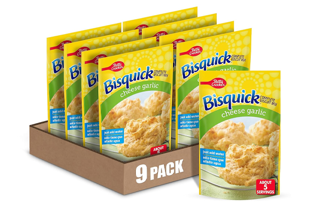 Betty Crocker Bisquick Cheese Garlic Biscuit Mix 9 Pack