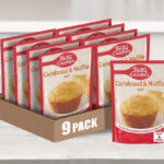 Betty Crocker Cornbread and Muffin Baking Mix 9 Pack on a Table