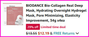 Biodance Face Masks Checkout Screen