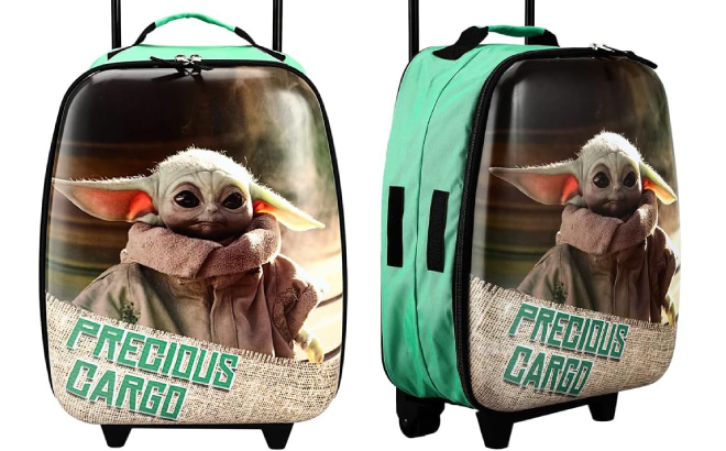 Bioworld Star Wars Grogu The Mandalorian Hard Side Kids Luggage