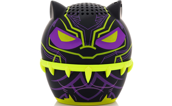 Bitty Boomers Marvel Black Panther Blacklight Mini Bluetooth Speaker