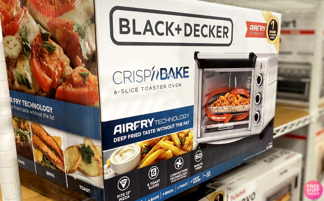 BlackDecker 6 Slice Crisp N Bake Air Fry Toaster Oven