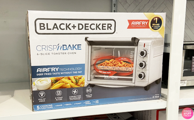 BlackDecker Crisp N Bake Air Fry Toaster Oven