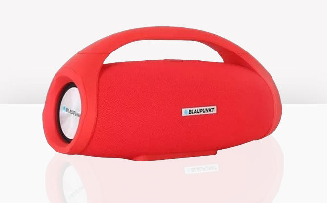 Blaupunkt Eclipse Portable Bluetooth Boombox Speaker in Red