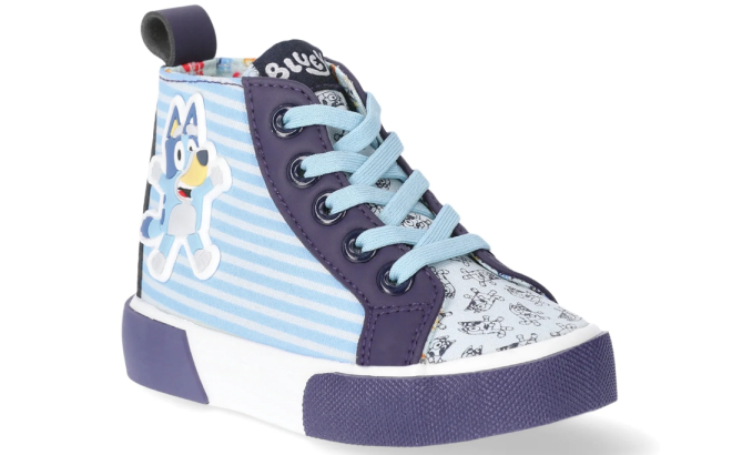 Bluey Bingo Matching Toddler Boys Lace Up High Top Shoes