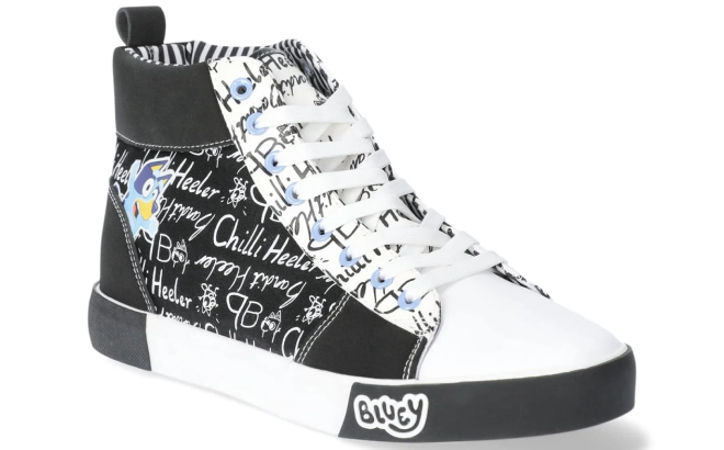 Bluey Bingo Mens Lace Up High Top Shoes