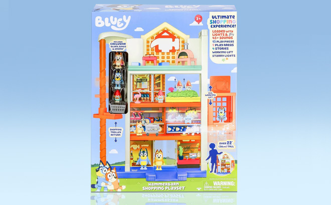 Bluey Hammerbarn Shopping Playset