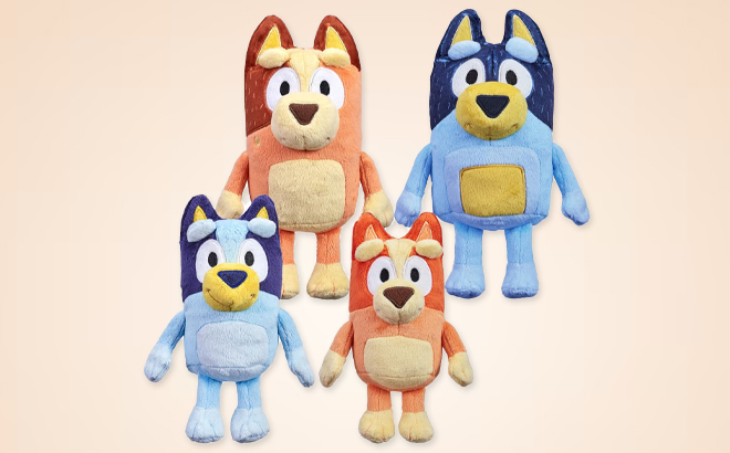 Bluey Heeler Family Plush Set