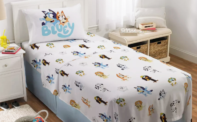 Bluey Twin Kids Sheet Set