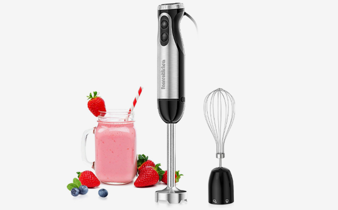 Bonsenkitchen Immersion 2 In 1 Handheld Blender