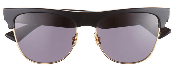 Bottega Veneta 55mm Browbar Sunglasses