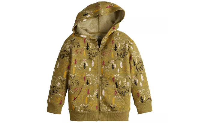 Boys Jumping Beans Fleece Full Zip Hoodie