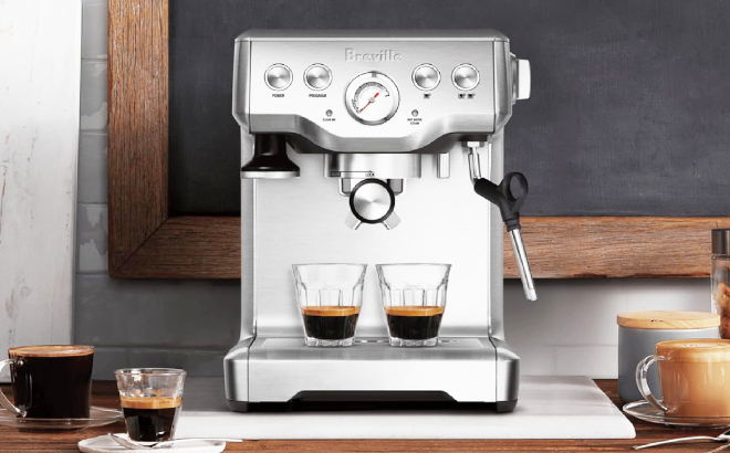 Breville Espresso Machine on a Countertop