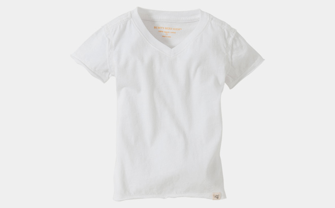 Burt Bees Short Sleeve Signature Organic Baby V Neck Tee