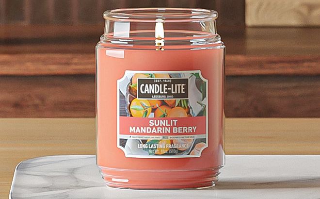 CANDLE LITE Scented Sunlit Mandarin Berry Fragrance