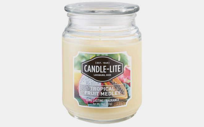 Candle lite Scented Candles Tropical Fruit Medley Fragrance