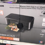 Canon Pixma MG3620 Wireless All In One Color Inkjet Printer on a Shelf at a Store