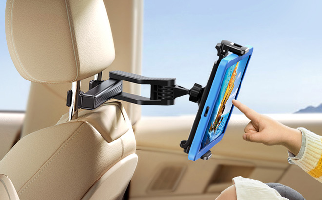 Car Headrest Tablet Holder