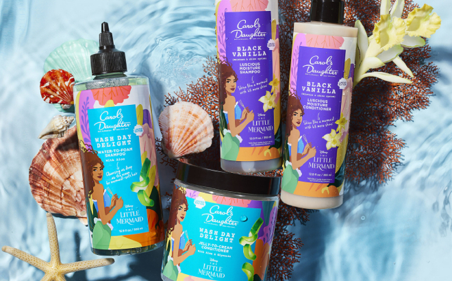 Carols Daughter x Disney The Little Mermaid Haircare Sets