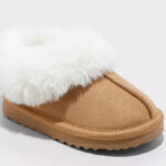 Cat Jack Toddler Piper Faux Fur Cuff Clog Slippers