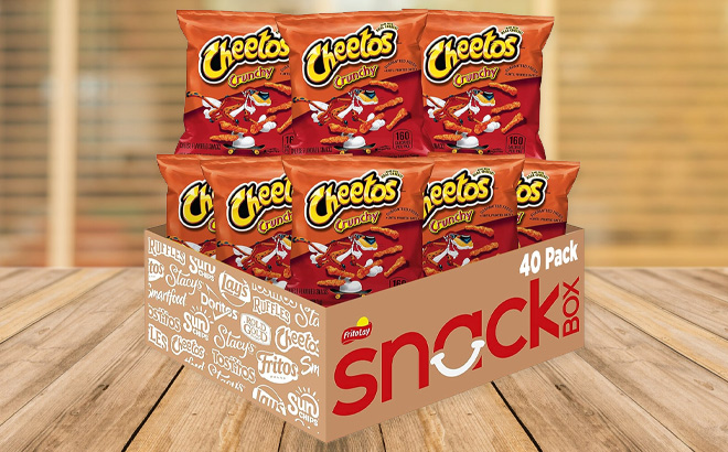 Cheetos Snack Box on the Table