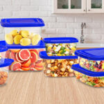 Chef Buddy 54 Piece Food Storage Container Set on the Kitchen Counter top