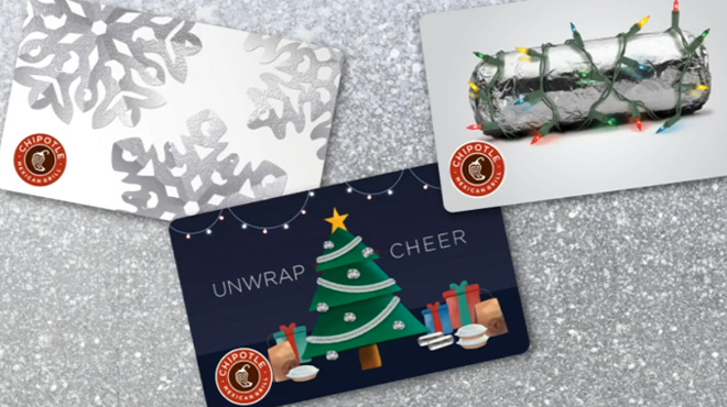 Chipotle Holiday Gift Cards