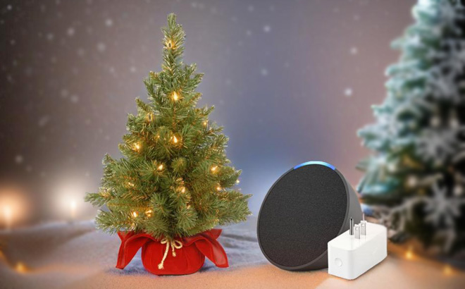 Christmas Tree Echo Pop and Smart Plug