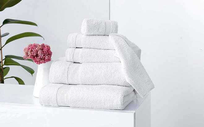 Classic Turkish Towels Hand Towels 6 Piece Set