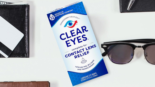 Clear Eyes Contact Lens Relief Eye Drops