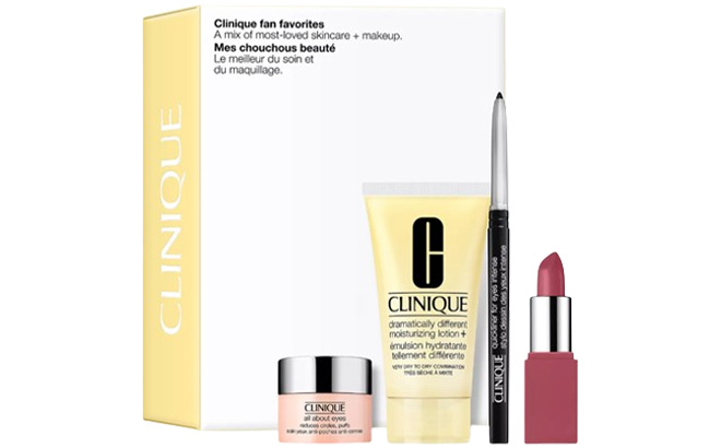 Clinique Fan Favorites 4 Piece Travel Set