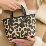 Coach Mini Tote Bag With Leopard Print