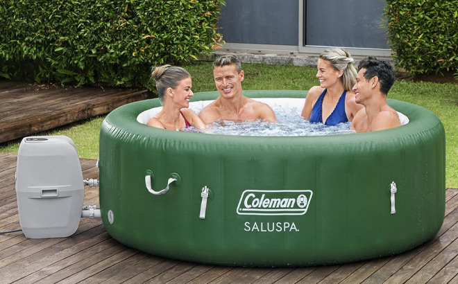 Coleman Palm Springs EnergySense AirJet Inflatable Hot Tub